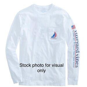 Vineyard Vine Long-Sleeve Sail Pocket T-Shirt🌵🦎